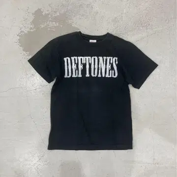 DEFTONES 블랙 티셔츠 M 사이즈 헤인즈