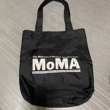뉴욕 현대 미술관 MoMA 로고 토트백 블랙
