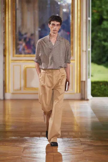 5 새상품 25ss 오라리 AIRY LIGHT COTTON CHEC