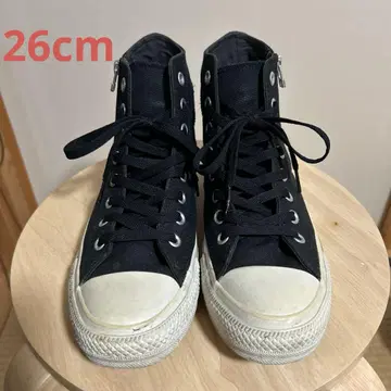CONVERSE ALL STAR 블랙 하이컷 스니커즈