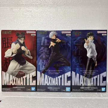 주술회전 MAXIMATIC 피규어 세트 3개