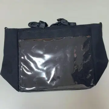 자카마트 A4 이타백 프릴 A4 핸들 프릴 토트백 블랙 검정