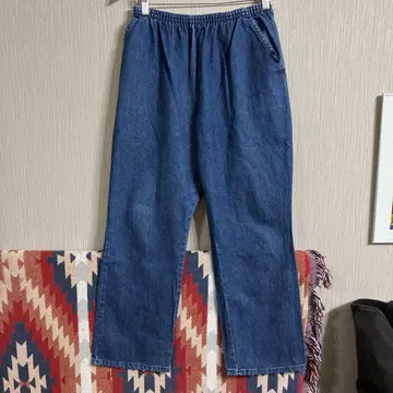데님 이지 팬츠 밴딩 팬츠 chic denim easy pants 12