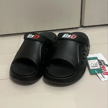머리글자 D 스포츠 샌들 블랙 L 사이즈