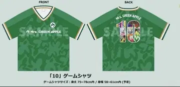 Mrs. GREEN APPLE 게임 셔츠 10
