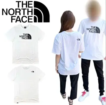 THE NORTH FACE 화이트 티셔츠 2장 세트