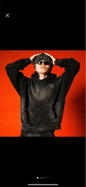 즉시 품절 dall OG SMALL LOGO PIGMENT HOODIE