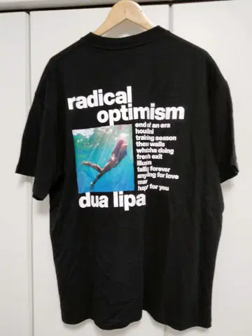Dua Lipa 티셔츠 L 사이즈 블랙