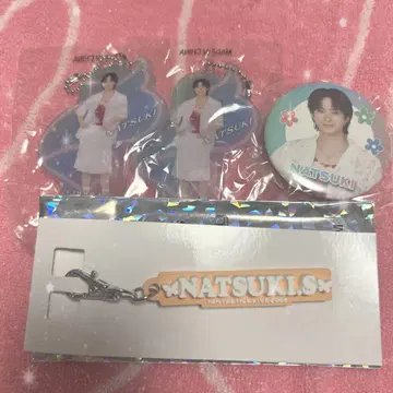 사와모토 나츠키 밤 참 캔 배지 네임 참 FANTASTICS