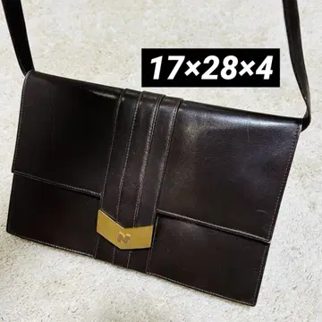 니나리치 NINA RICCI 다크 브라운 클러치 숄더백
