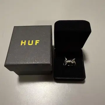 HUF 버드 와이어 반지 실버 S