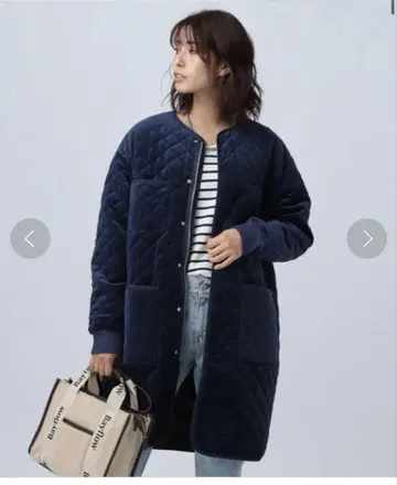 BAYFLOW UNIVERSAL OVERALL 별주 벨로아 퀼트 코트