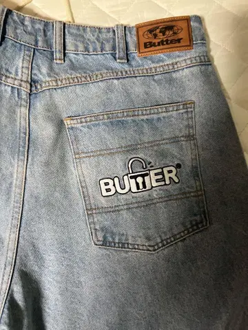 버터 상품 배기 핏 데님 32