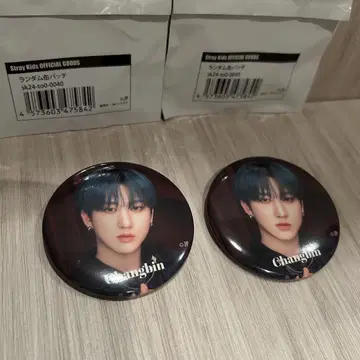 Stray Kids 스키즈 XMAS POPUP2024 찬빈 캔뱃지