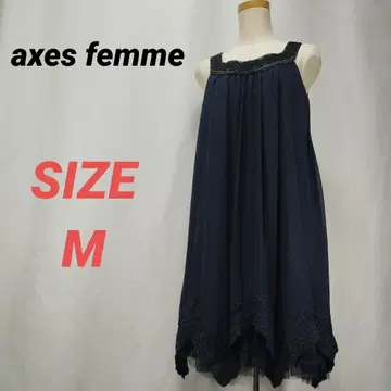 axes femme 엑시즈팜 원피스 드레스 슬리브리스 레이스