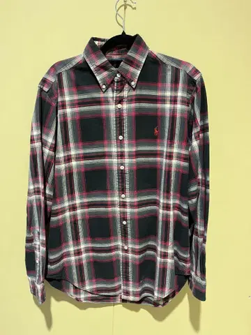 Ralph Lauren 체크 무늬 긴팔 셔츠 S
