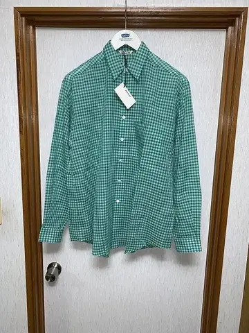 4 새상품 25ss 오라리 AIRY LIGHT COTTON CHEC