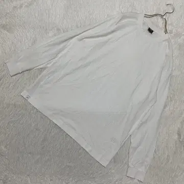 Find-Out 롱 T 화이트 LL 심플 돌려입기