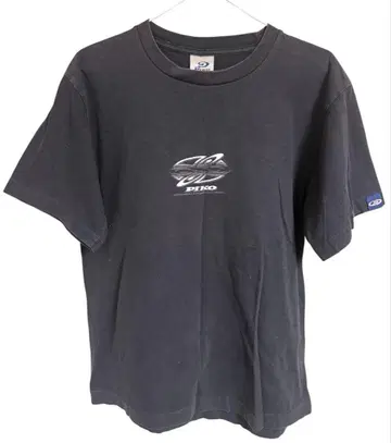 90s PIKO 블랙 빈티지 서핑 페이드 M 싱글 스티치