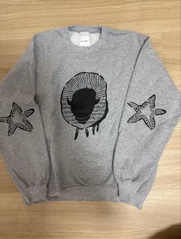 사스콰치 패브릭 데미지 가공 맨투맨 size L