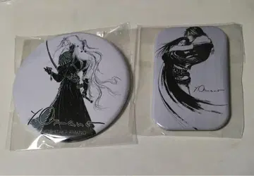 FINAL FANTASY FF7 FF8 캔뱃지 아마노 요시타카 전