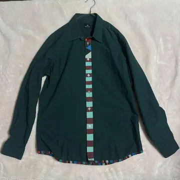 폴 스미스 PaulSmith 셔츠 긴팔 셔츠 그린 L 사이즈
