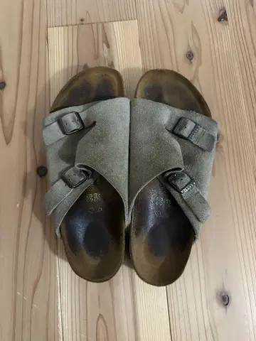 버켄스탁 그레이 샌들 39 25.5cm