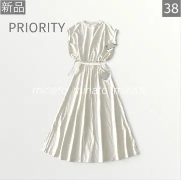 택 포함 새상품 PRIORITY 프라이오리티 고급 스커트 셋업 38