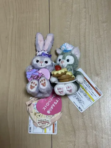 스텔라루 젤라토니 봉제 인형 배지 키체인 하트 워밍 데이즈