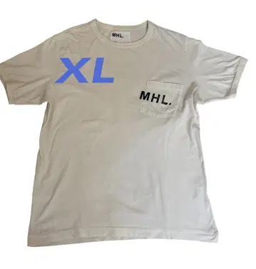 MHL. 마가렛 호웰 포켓 부착 티셔츠 XL