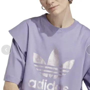 아디다스 오리지널스 ALWAYS ORIGINAL 티셔츠 보라색