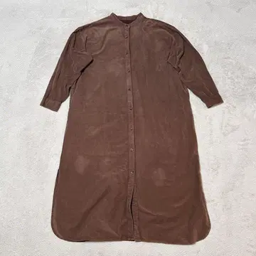 차오패닉 티피 노카라 원피스 롱 긴팔 코듀로이 소재