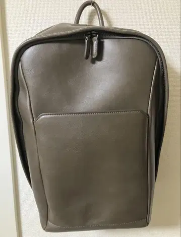 츠치야 가방 Vaino 라운드 백팩 올리브 브라운 완판