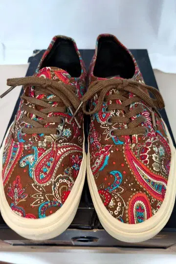 반스 반스 해외 기획 오센틱 페이즈리 브라운 사이즈 27cm