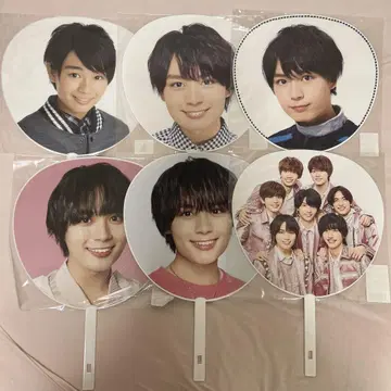 오니시 류세이 부채 6개 세트