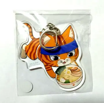 라멘 빨간 고양이 애니메이트 포인트 경품 아크릴 키링 문장
