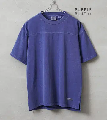 Goodwear USA 코튼 S/S 가먼트 다이 풋볼 티셔츠