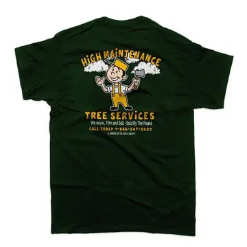 새상품 HIGH MAINTENANCE TREE SERVICES 티셔츠