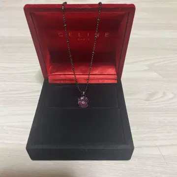 ANNA SUI 안나수이 주얼리 목걸이 퍼플 플라워 로즈