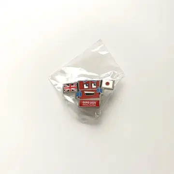 오사카 간사이 만박 2025 영국관 영국 파빌리온 핀 배지