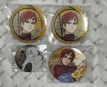 NARUTO 가아라 컬렉션 캔뱃지 원작 그림 4개 세트