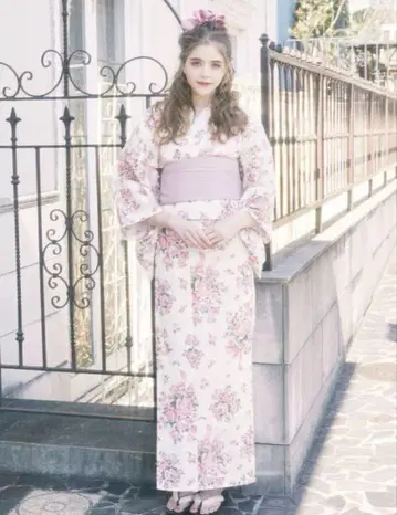 Maison de FLEUR 유카타 파리의 부케 핑크