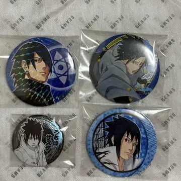 NARUTO 사스케 컬렉션 캔뱃지 4개 세트 원작
