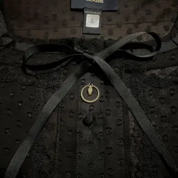 새상품급 robert cavalli 디자인 시어 블라우스 셔츠