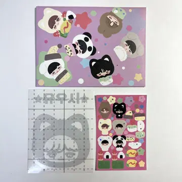 nct wish 유우시 데님 응원봉 반사 스티커