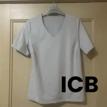 ICB 슈페리어 저지 V 넥 풀오버 라이트 그레이
