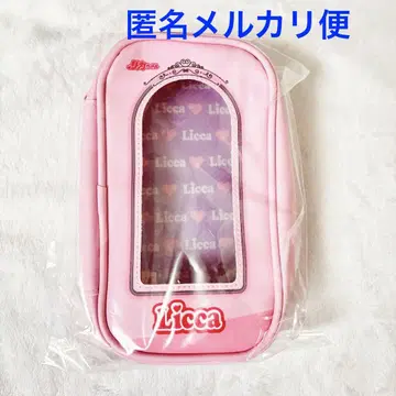 리카짱 패키지 디자인 파우치 라운드 원 한정판 Licca 핑크