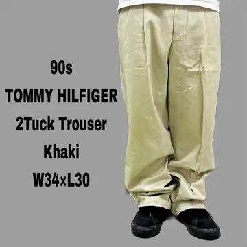 90s Tommy Hilfiger 타미힐피거 턱 팬츠 W34