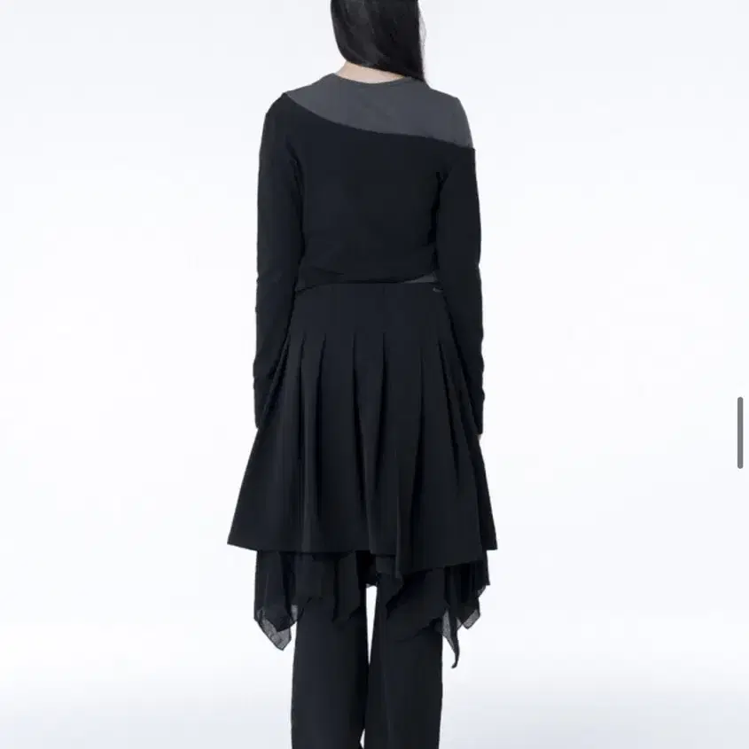 ★ MISEKI SEOUL★ Draped midi skirt pants SET BLACK MSK251P MUSINSA | MISEKI SEOUL Draped midi skirt pants SET BLACK
