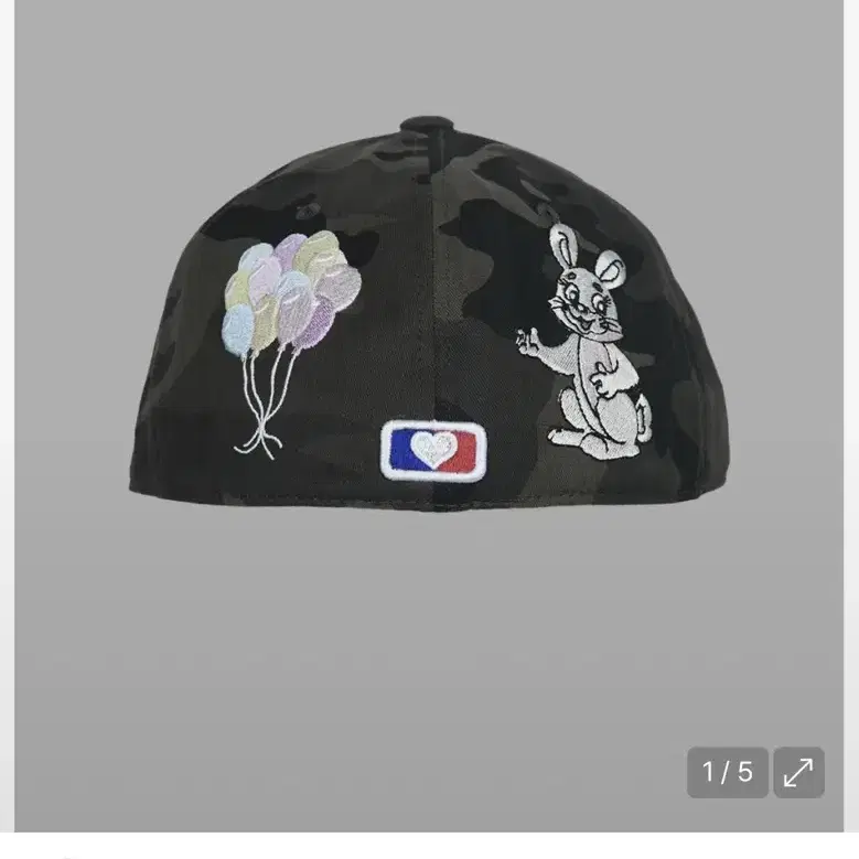 THE MUSEUM VISITOR★韓国★男女兼用★RABBIT EMBROIDERY CAP THE MUSEUM VISITOR RABBIT EMBROIDERY CAP (BLACK) 全封帽